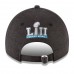 Men's Philadelphia Eagles New Era Heather Gray Super Bowl LII Champions Parade 9TWENTY Adjustable Hat 3044375